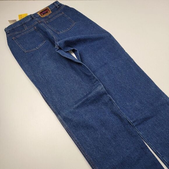 VTG Rockies Rocky Mountain High Rise Mom Jeans ASL Blue Denim 33/15 Bareback 90s - Picture 6 of 14